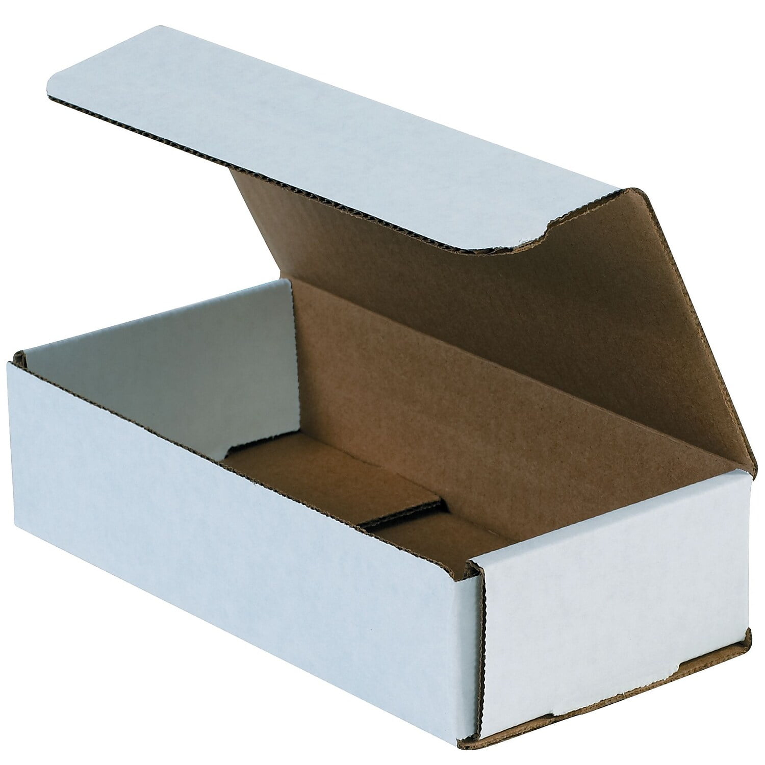 Box Partners Corrugated Mailers 8" x 4" x 2" White 50/Bundle M842