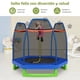 thumbnail image 4 of Cama Elástica Costway 223 cm para Niños con Red de Seguridad Estructura en Acero Galvanizado Azul, 4 of 9