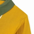 thumbnail image 5 of YLSDY Men's Knitted Cardigan Sweater Retro Geometric Jacquard Long Sleeve Shirt Yellow L, 5 of 8