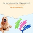 thumbnail image 2 of Visland TPR Rubber Dog Toy Teeth Sharpening Fish Bone Design Durable Bite-Resistant Pet Chew Bone Elastic Dog Toy, 2 of 8