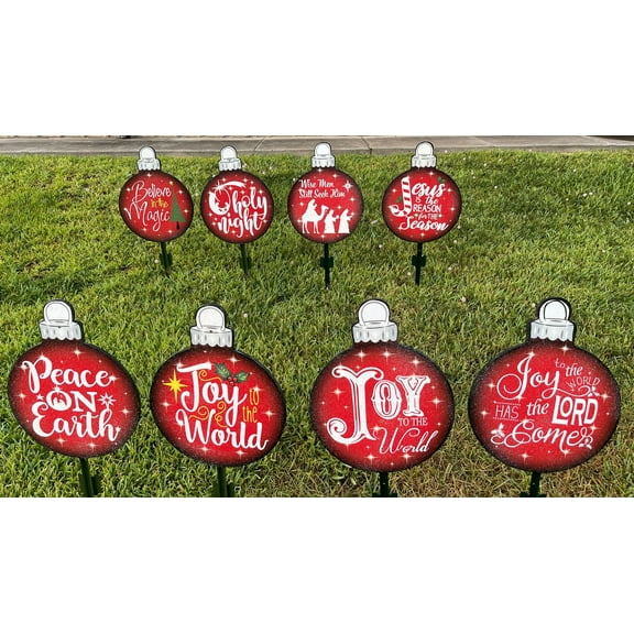 Christmas Bulbs-2ft Tall