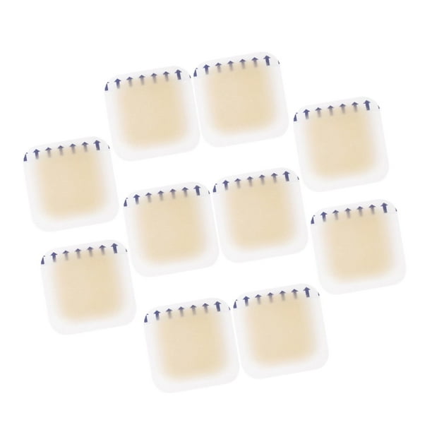 10 pegatinas de gel autoadhesivas para zapatos, almohadillas para el talón para hombres y mujeres 50mmx50mm