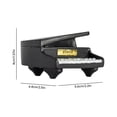 thumbnail image 6 of OIUR Piano And Cat Figurine Resin Piano Player Cat Ornament Tabletop Cartoon Cat Sculpture for Home Office Desk Bookshelf Decoration, 6 of 7