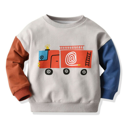 US Newborn Toddler Baby Girl Boy Winter Warm Clothes Tops Sweatshirt Pullover - image 3 of 5