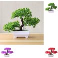 thumbnail image 3 of Bienvenida Pino Bonsai Simulación Planta en maceta artificial Adorno Decoración para el hogar Verde Fokelyi MZQ-0908-1, 3 of 7