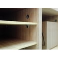 thumbnail image 5 of FixtureDisplays® Wood Adjustable Literature Organizer, 36 Compartment Mailslot Organizer, Removable Shelves, Stackable 18818-CLASSIC, 5 of 5