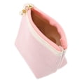 thumbnail image 3 of Bolsa de maquillaje portátil para viaje, pequeña bolsa de maquillaje para mujer, con cremallera, para lápiz labial y llaves, neceser para bolso, color rosa, 3 of 8