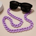 thumbnail image 5 of Cadenas de acrílico para gafas de sol de color mate a la moda para mujeres y hombres, cadenas para gafas de lectura, cordón para gafas, correa para el cuello, 5 of 5