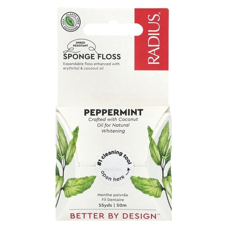 Radius: Floss 55 Yards Mint Vegan, 1 Ea