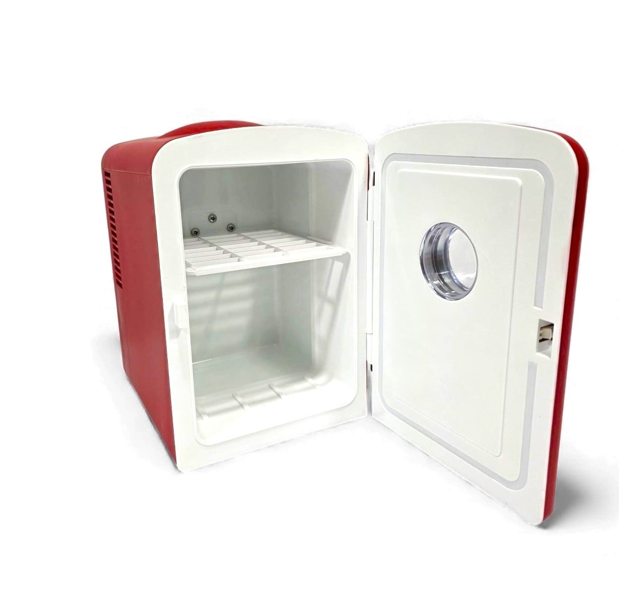 Pre-Owned Frigidaire 6 Can or 4L Mini Retro Personal Fridge Cooler Red EFMIS229-RED