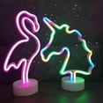 thumbnail image 3 of SHANJIA Neon Light Sign, LED Neon Sign with Holder Base Table Lamps, Battery/USB Neon Lights for Room Party Table Art Decorative Signs, 3 of 7