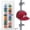 Gray, variant on Hat Organizer for Baseball Caps, Hat Rack For Door,2-Straps Holds up to 40 Caps, Over the Door Organizer for Closet, Bedroom, Entrance Doors (Black)