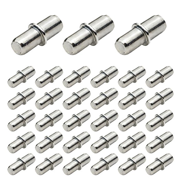 Soportes para estantes RiseQuintador de metal de 5 mm, 50 piezas