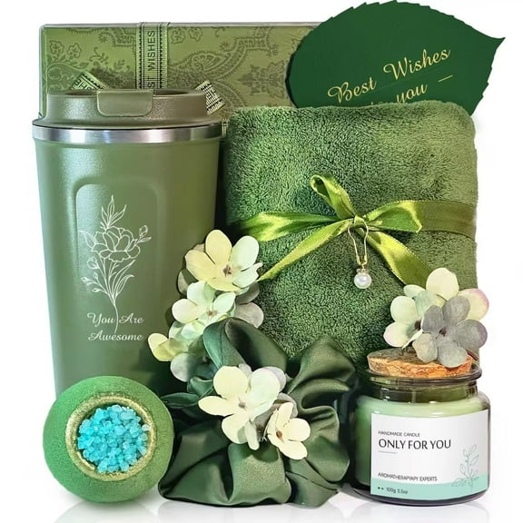 Thank You Gifts for Women - Personalized Spa Gift Basket Set for Mom, Wife, Girlfriend, Sister, Friends, Her - Happy Birthday, Christmas, Valentine's Day, Mother's Day