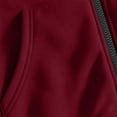 thumbnail image 4 of cocolona Zip Up Hoodie Mens Long Sleeve Drawstring Sweatshirt Fall Winter Fashion Casual Hooded Jacket Print Tops, 4 of 5