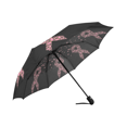 thumbnail image 2 of SUNENAT Breast Cancer Symbol Flying Butterflies Windproof Automatic Folding Umbrella, Funny Travel Lightweight Outdoor Umbrella Rain And Sun, 2 of 5