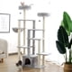 thumbnail image 5 of Pet Cat Tree House Condo Perch Playground Stable Furniture for Kitten Multi-Level Play Tower for Large Cats Cozy Nest Solid Wood ShopWise Round, 5 of 14