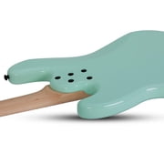 Schecter J-4 4 String Bass Guitar - Sea Foam Green