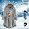 thumbnail image 4 of Sudadera De Forro Polar Con Capucha Y Capucha Sherpa Con Bolsillos Y Mangas Likrtyny Mujer, 4 of 9