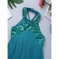 thumbnail image 4 of iEFiEL Girls Sequins Dance Leotard Dress Stage Performance Costume Dress, 4 of 7