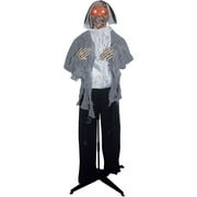 7' Tall Life-Size Lighted Standing Zombie