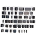 thumbnail image 3 of Easy To Use Leather Punch, Shape Style Hollow Cuttter, Easy To Carry And Store 52Pcs For Leather Punching Drilling Hollow Cuttter, 3 of 8
