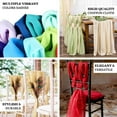 thumbnail image 4 of Efavormart 5 Pack Natural DIY Premium Designer Chiffon Chair Sashes 22" x 78", 4 of 4