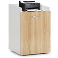 thumbnail image 1 of Gymax File Cabinet with 2 Drawers Mobile Filing Cabinet w/Wheel for Letter Size, 1 of 10