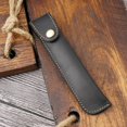 thumbnail image 3 of Estuche Retro de cuero genuino para pluma estilográfica, bolsa de lápices hecha a mano, cubierta de bolígrafo, papelería, cubierta protectora creativa, suministros escolares, 3 of 4
