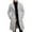 Gray, variant on Mens Trench Coat Slim Fit Lapel Collar Fall Winter Single Breasted Long Pea Coats Business Casual Warm Soft Overcoat with Pockets