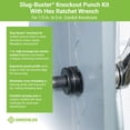 thumbnail image 3 of Kit Knockout Punch Greenlee 7238SB Slug-Buster con llave, 3 of 8