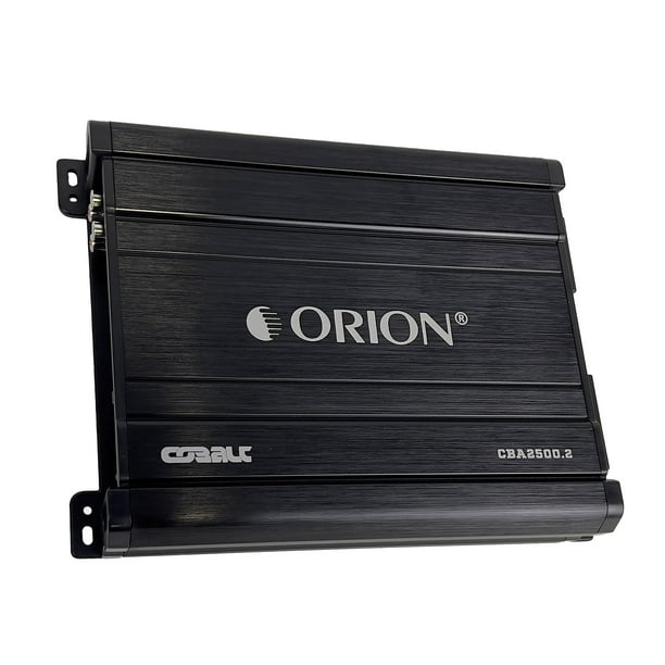 Orion Cobalt Series CBA2500.2 Amplificador de alta eficiencia de 2 canales Clase A/B para audio estéreo de coche - 2500 W de alto rendimiento, 2/4 ohmios estable, paso bajo/alto ajustable, refuerzo de