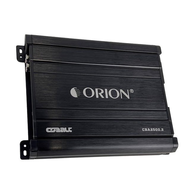 Orion Cobalt Series CBA2500.2 Amplificador de alta eficiencia de 2 canales Clase A/B para audio estéreo de coche - 2500 W de alto rendimiento, 2/4 ohmios estable, paso bajo/alto ajustable, refuerzo de
