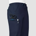 thumbnail image 5 of Wink WonderFLEX Grace - Women's Flare Leg Cargo Scrub Pant, Navy, XS, 5 of 7