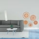 thumbnail image 2 of Pantalla de lámpara de pie,Lámpara de estudio minimalista con pantalla,Cubierta de luz Iluminación creativa para dormitorios,Manualidades de pared,Decoración para colgar en la pared,ratán, 2 of 8