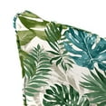 thumbnail image 5 of Jordan Manufacturing 46.5" x 24" Piermont Palm Multicolor Leaves Rectangular Outdoor Deep Seat Chair Cushion Set with Welt, 5 of 9