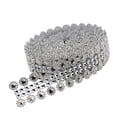 thumbnail image 3 of AMLESO 5 Yards 4.57m Diamond Rhinestone Mesh Wrap Ribbon Bling Bling Bulk, 27mm., 3 of 8