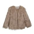 thumbnail image 1 of LSLJS Manteau Court à Col en V pour Femmes, Manches Longues, Polyvalent, Haut Premium, 1 of 4