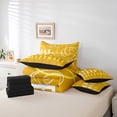 thumbnail image 4 of Volleyball Bed in a Bag Full Sport Game Ball Theme Comforter Set with Sheets Volleyball Room Decor Bed Set Volleyball Sports Bedding Sets Teen Sports Sheets 7 Pcs Yellow, 4 of 5