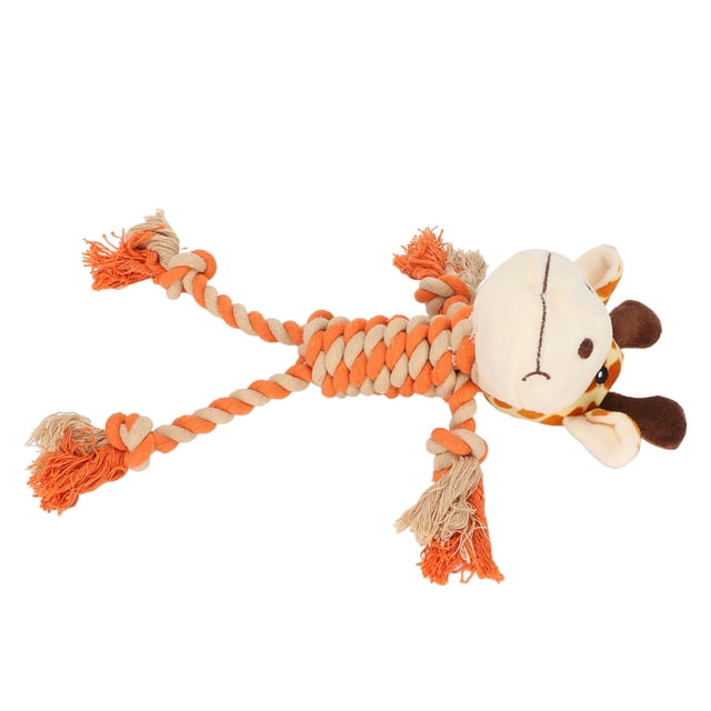Juguetes Squeaky Perro De Peluche Juguete Empalme Resistente A Mordeduras Protección Aliviar La Ansiedad 3D Perro Molar Juguetes