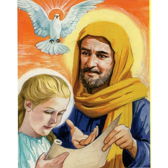 Catholic print picture - ST. JOACHIM V - 8" x 10" ready to be framed