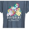 thumbnail image 3 of My Little Pony - Different Is Beautiful - Women's Short Sleeve Graphic T-Shirt, 3 of 5