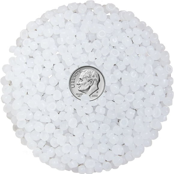 Granules de Plastique en Perles de Poly (5 Lb) pour Remplir et Remplier des Couvertures Pondérées, Gilets, Poupées Reborn, Animaux en Peluche, Bouchons Anti-Fuite, / Lavables et Séchables à la Machine // Fabriqué aux É.-U.
