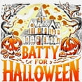 thumbnail image 3 of CafePress - Batty For Halloween Kids Baseball T Shirt - Kids Cotton Baseball Jersey, 3/4 Sleeve Shirt, 3 of 4