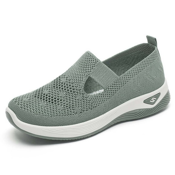 Women's Summer Fashion Mesh Womens Air 270 Casual Shoe Breathable Casual Shoes Round Womens Casual Dress Shoes Wide Head Non Slip one Women Dress Casual Shoes Foot Stirrup Casual Sneakers