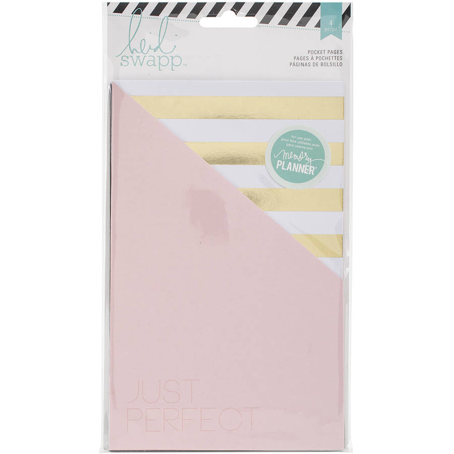 Memory Planner Binder Pocket Pages, 5" x 7", 4pk, Hello Beautiful