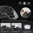 thumbnail image 4 of 300W 5x7 7x6 pulgadas LED Faro Hi/Lo Beam DRL Señal de giro para Jeep Chevy Ehuebsd  Accesorios para autos y motos, 4 of 5