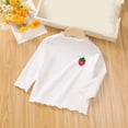 thumbnail image 6 of CFXNMZGR Kids Tops Girls Girls Tops Girl's Graphic Print Long Sleeve T Shirt Fall Tee Top (White,6-12 Months), 6 of 6