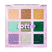 Lottie London Eyeshadow Palette, Emerald Euphoria, 0.5 oz