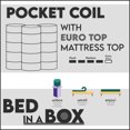 thumbnail image 5 of Continental Sleep, 12" Ultra Plush Euro Top Hybrid Mattress & 8" Split Wood Box Spring Set, Twin, 5 of 5